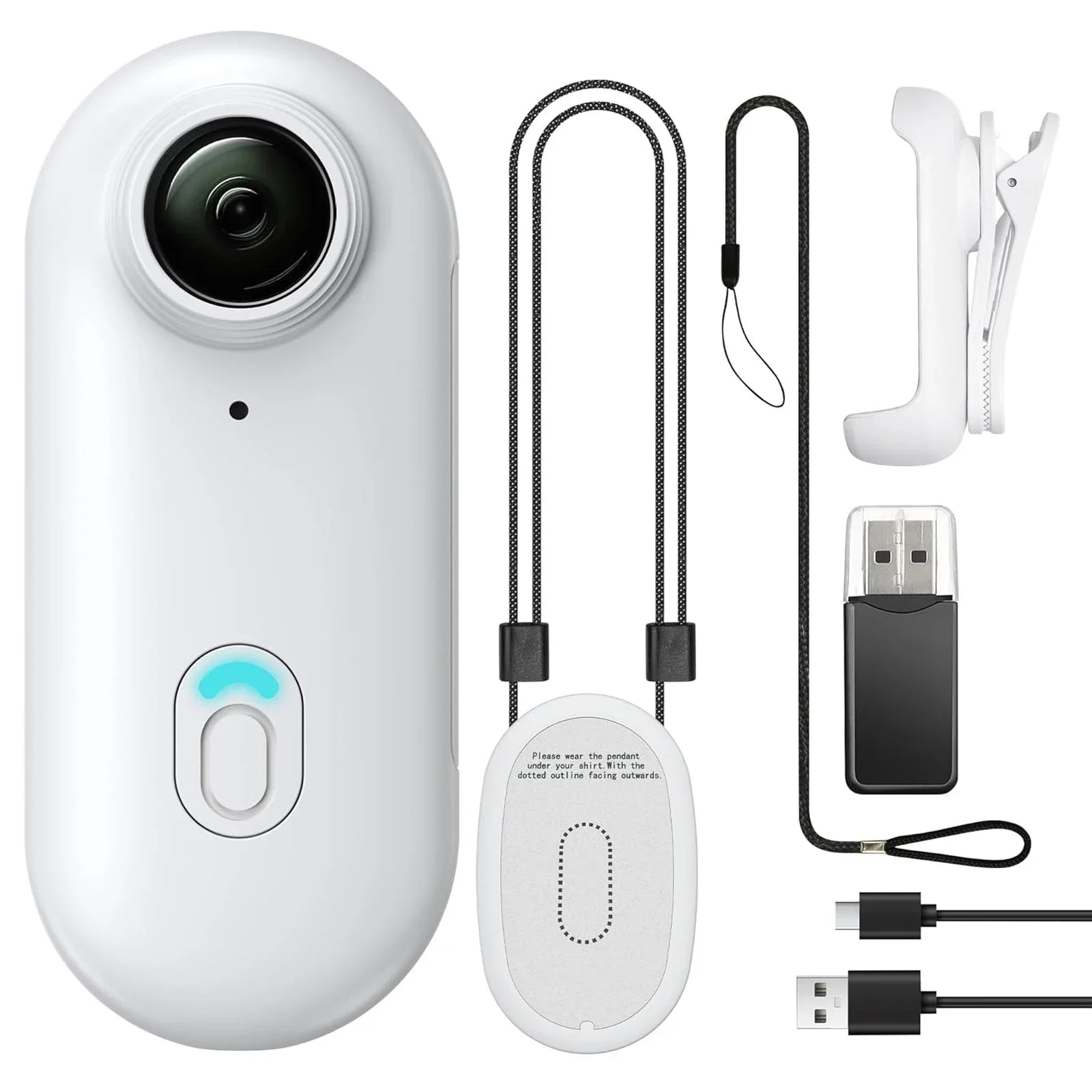 EgoCam 4K / FHD – Екшън Камера за Тяло, Каска и ВСИЧКО + microSD включена