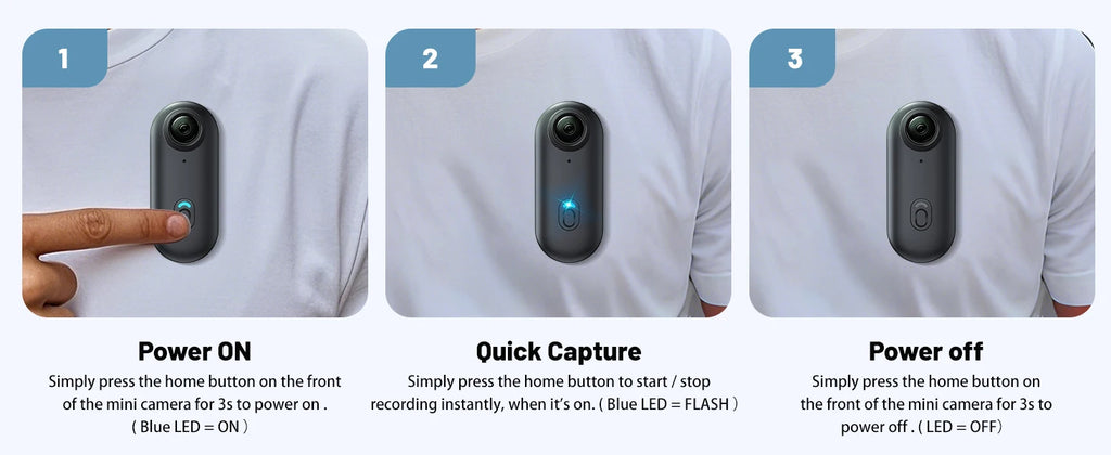 EgoCam 4K / FHD – Екшън Камера за Тяло, Каска и ВСИЧКО + microSD включена